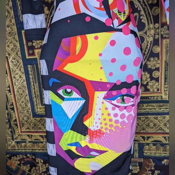 KTOO Color Pop Dress Fits Like a Small (No Size Tag) - Picture 3 of 5